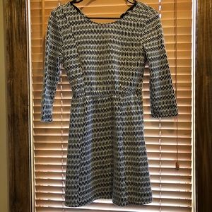 Blue and White Lush Dress